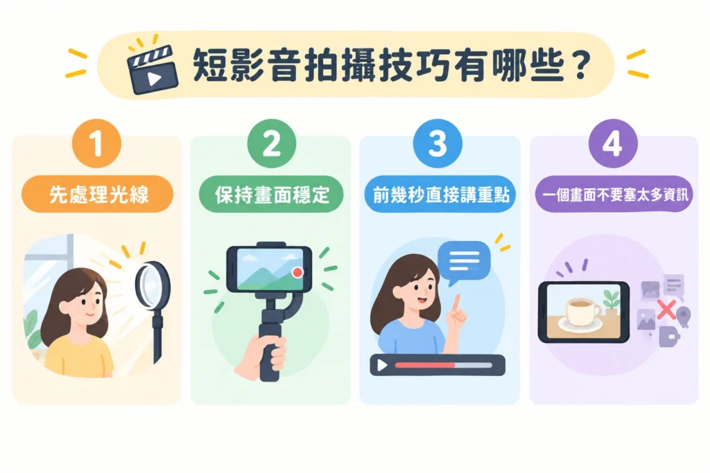 短影音拍攝技巧