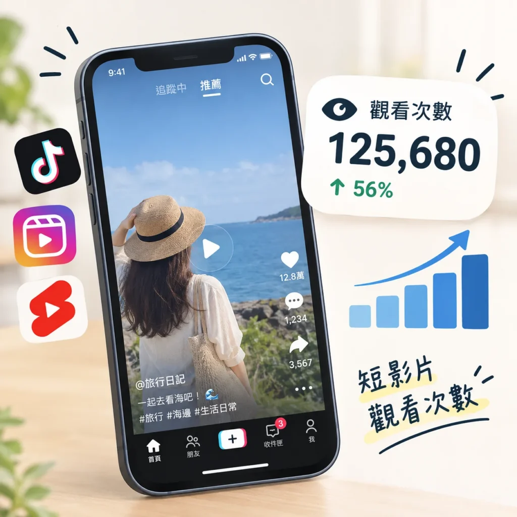 短影片觀看次數